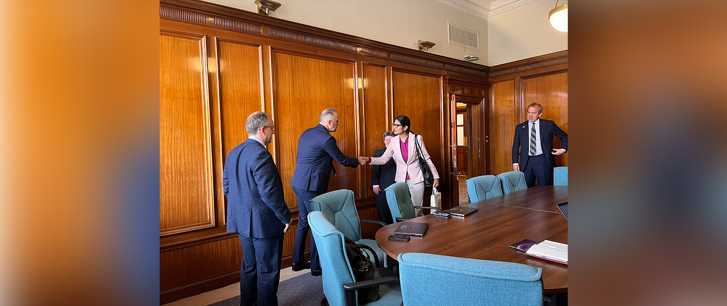 CG met Prof Duncan Ivison, Vice Chancellor of the University of Manchester.