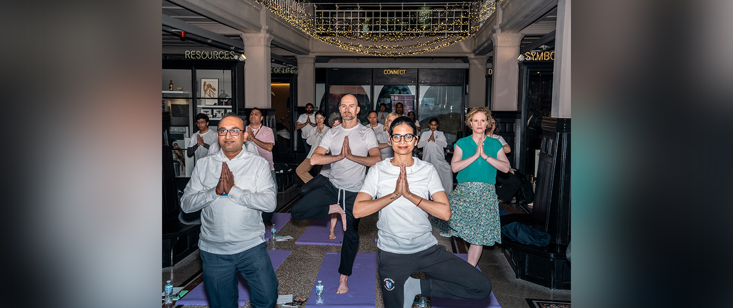 Curtain raiser event of the International Day of Yoga 2025 celebrations at Manchester Museum