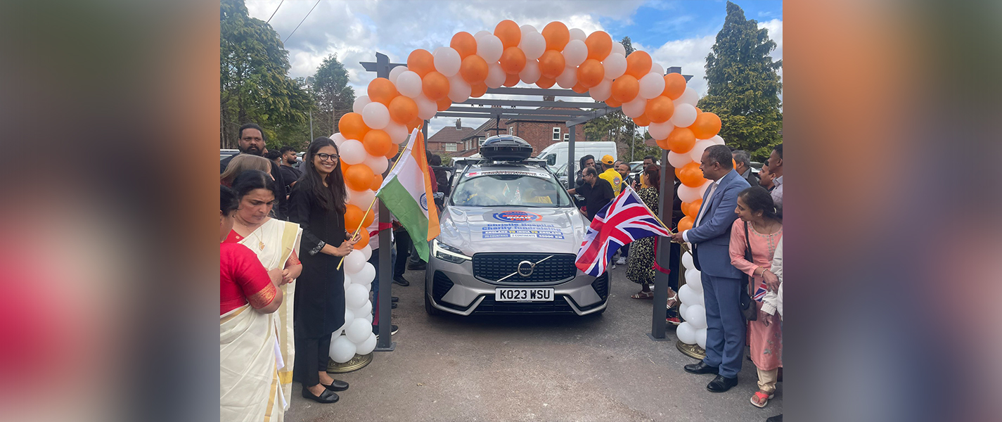 CG flagged off a road trip of four volunteers in support of Cancer patients